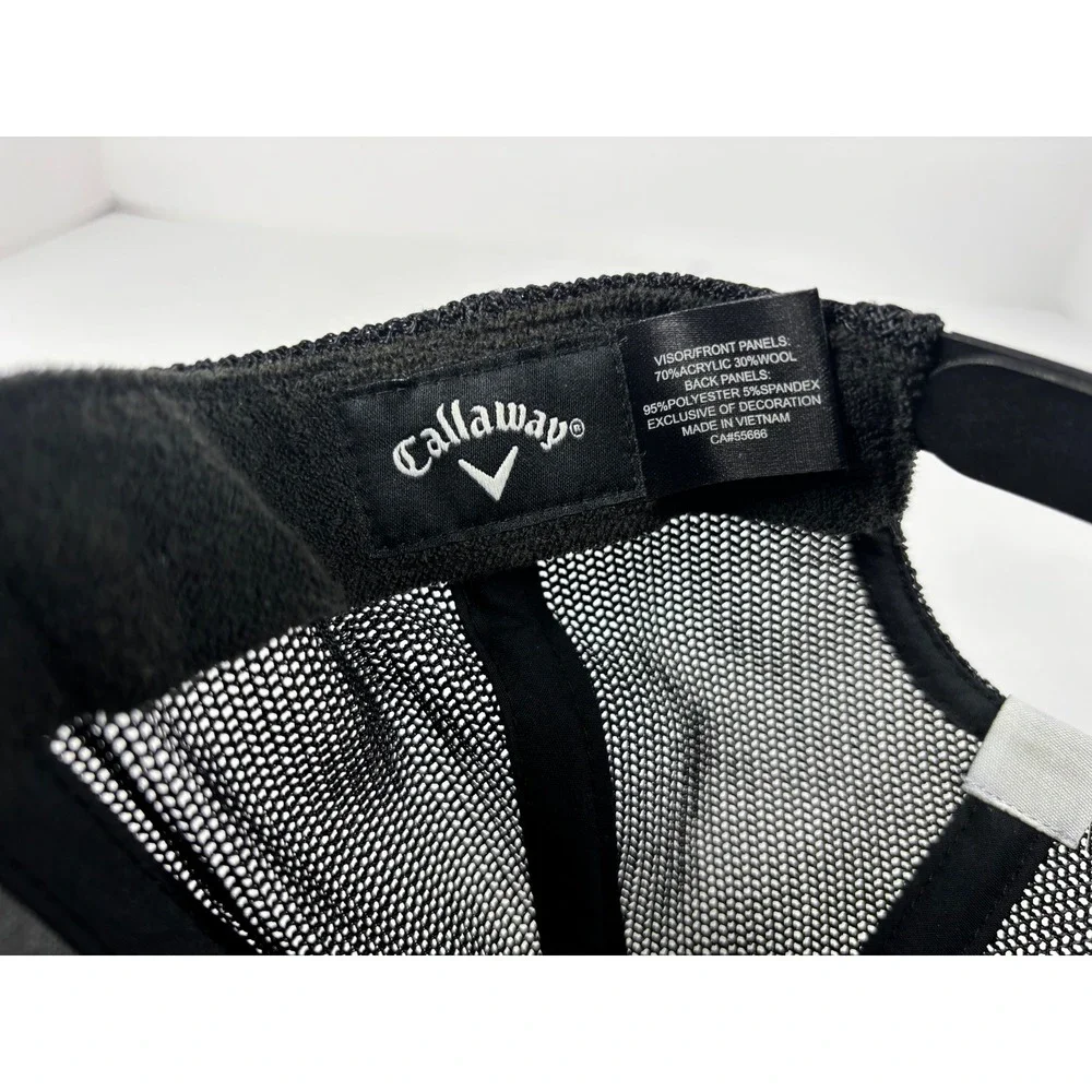 Callaway Golf Hat Mens Black California Original Carlsbad Trucker Snapback Cap